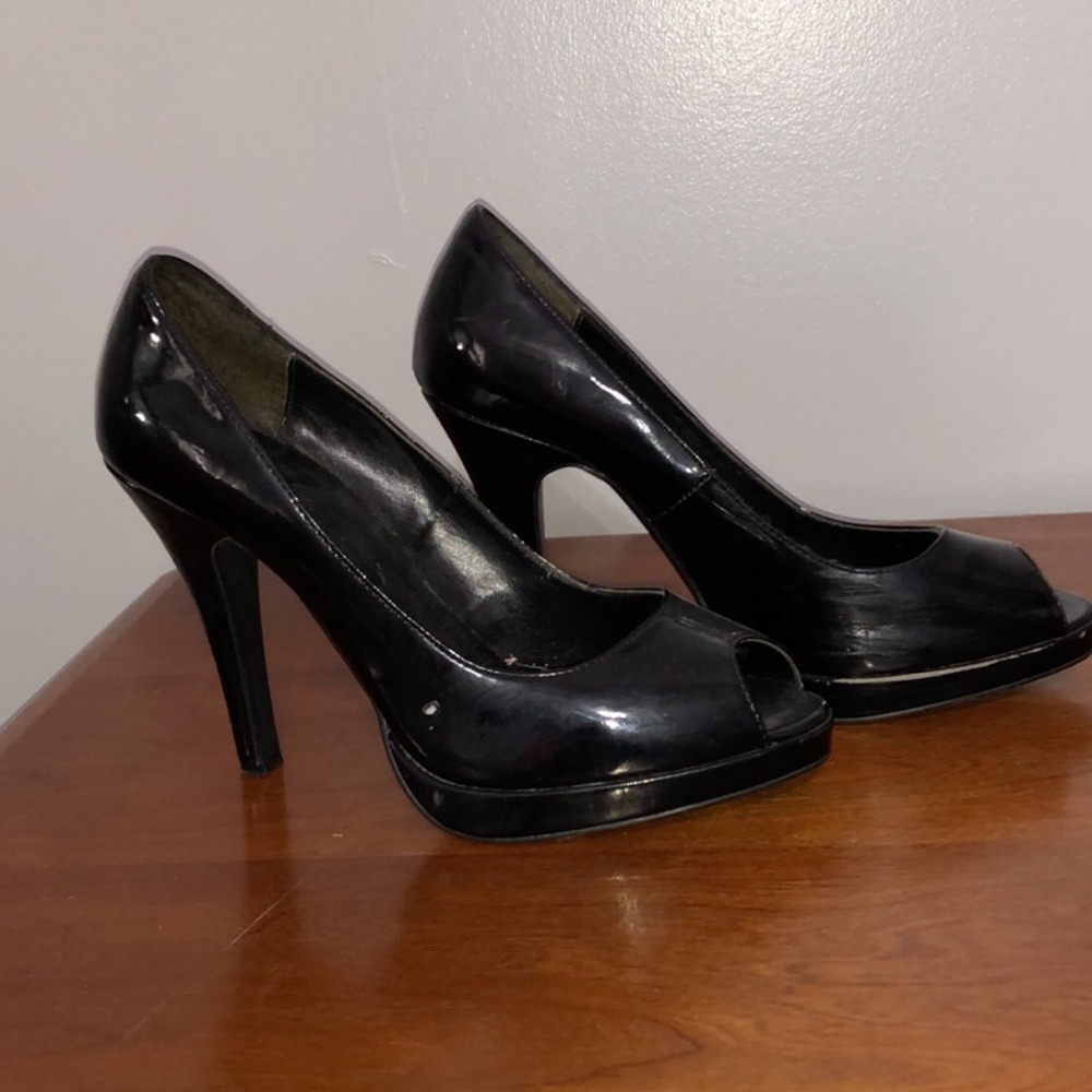 Black high heels